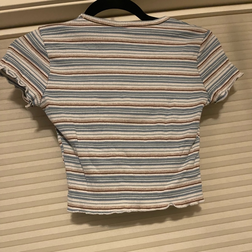 Sky and sparrow cropped tee shirt